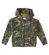 Marc Jacobs Camouflage-printed Hoodie In Grün