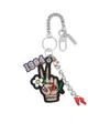 Marc Jacobs The Cluster Peace Sign Bag Charm In Multi