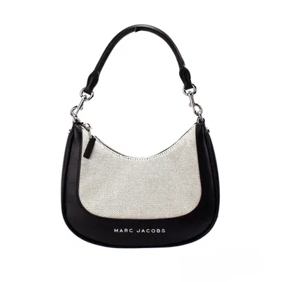 Marc Jacobs Canvas And Leather Shoulder Bag In Neutral
