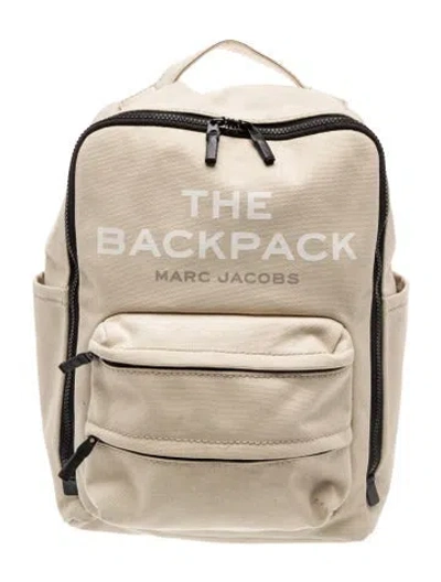 Pre-owned Marc Jacobs Canvas Backpack In Neutrals
