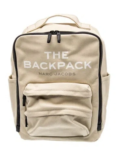 Pre-owned Marc Jacobs Canvas Backpack In Neutrals