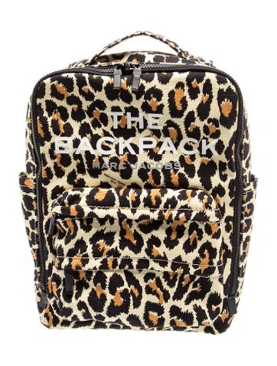 Pre-owned Marc Jacobs Canvas Backpack W/ Tags In Black