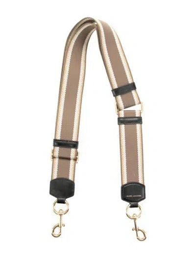 Pre-owned Marc Jacobs Canvas Bag Strap In Brown