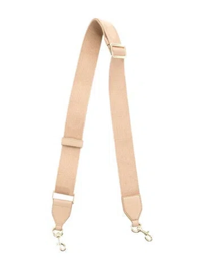 Pre-owned Marc Jacobs Canvas Bag Strap In Neutrals