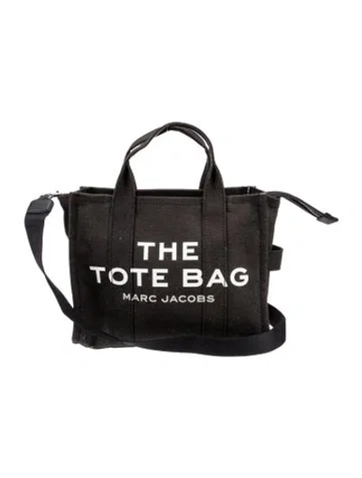 Pre-owned Marc Jacobs Canvas Belt Bag In Black