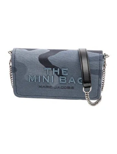 Pre-owned Marc Jacobs Canvas Belt Bag In Blue