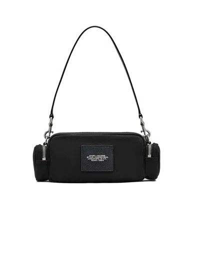 Marc Jacobs Canvas Cargo Shoulder Bag In Black