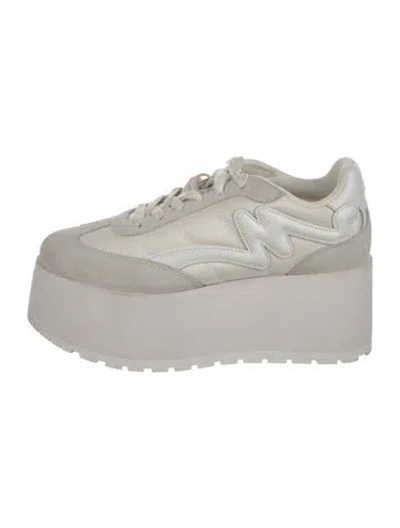 Pre-owned Marc Jacobs Canvas Colorblock Pattern Sneakers In White