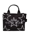 Marc Jacobs Small Star Canvas Tote Bag In Black