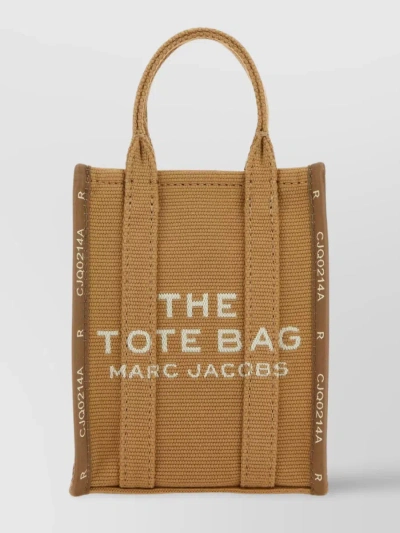 Marc Jacobs The Phone Tote Cotton-blend Bag In Brown