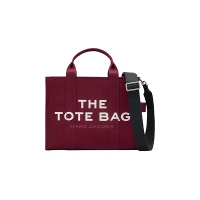Pre-owned Marc Jacobs Canvas Medium Tote Bag 'oxblood' | Tan | Women's Size Onesize In Brown