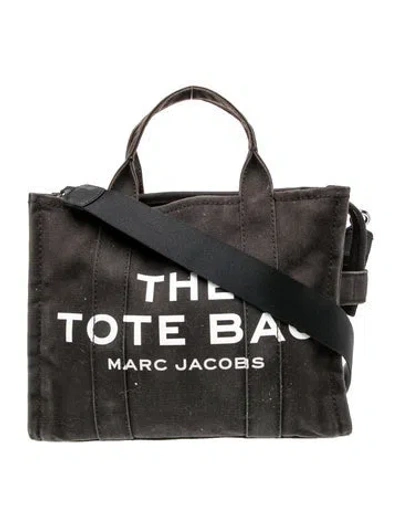 Pre-owned Marc Jacobs Canvas Messenger Bag In Black