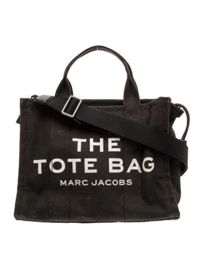 Pre-owned Marc Jacobs Canvas Messenger Bag In Black