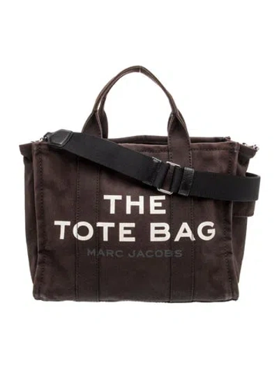 Pre-owned Marc Jacobs Canvas Messenger Bag In Brown