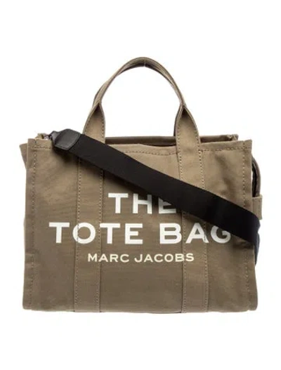 Pre-owned Marc Jacobs Canvas Messenger Bag In Green