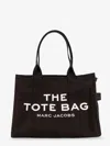 Marc Jacobs Canvas Shopping Bag With Frontal Logo In Brown