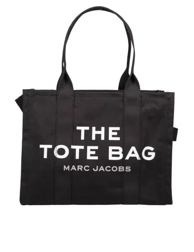 Marc Jacobs Canvas Shoulder Bag In Black