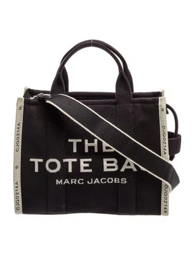Pre-owned Marc Jacobs Canvas Shoulder Bag In Black