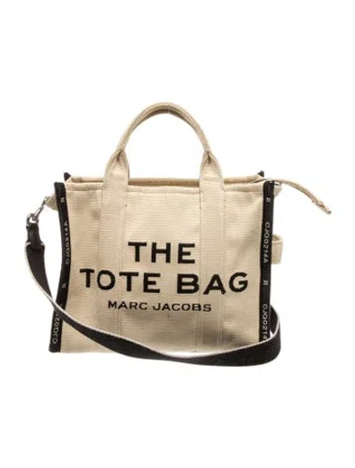 Pre-owned Marc Jacobs Canvas Shoulder Bag In Neutral