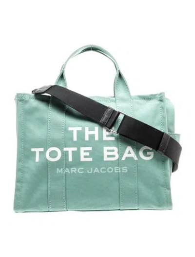 Pre-owned Marc Jacobs Canvas The Tote Bag In Green