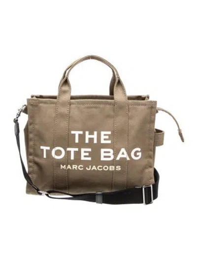 Pre-owned Marc Jacobs Canvas The Tote Bag In Neutral