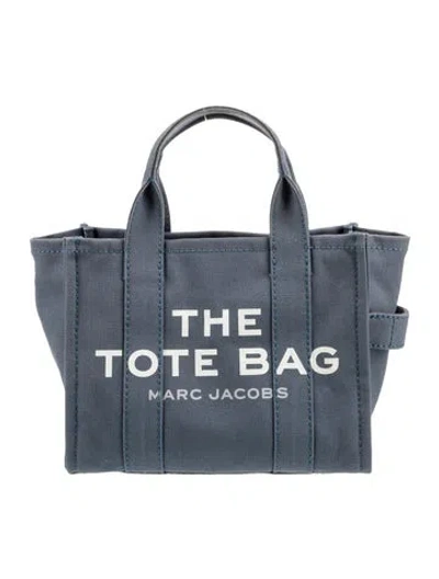 Pre-owned Marc Jacobs Canvas Top Handle Bag In Blue