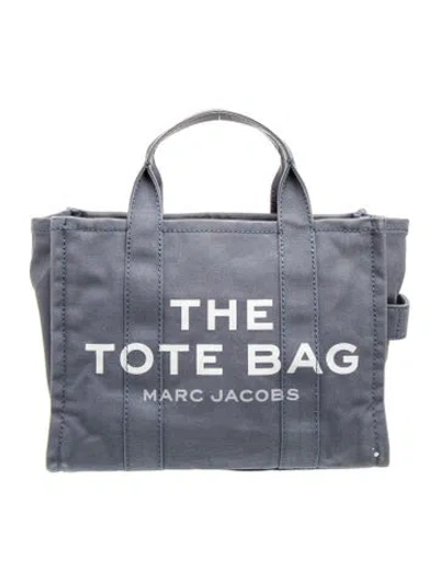 Pre-owned Marc Jacobs Canvas Top Handle Bag In Blue