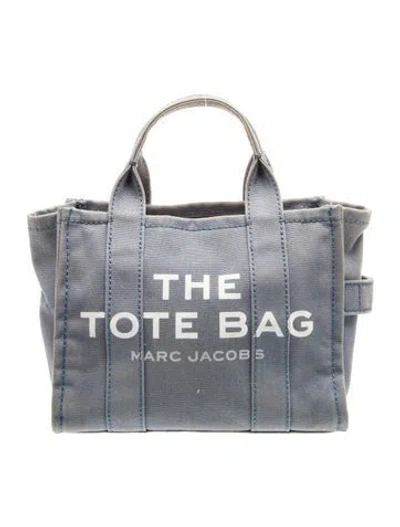 Pre-owned Marc Jacobs Canvas Top Handle Bag In Gray