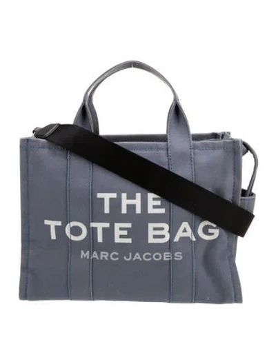 Pre-owned Marc Jacobs Canvas Top Handle Bag In Gray
