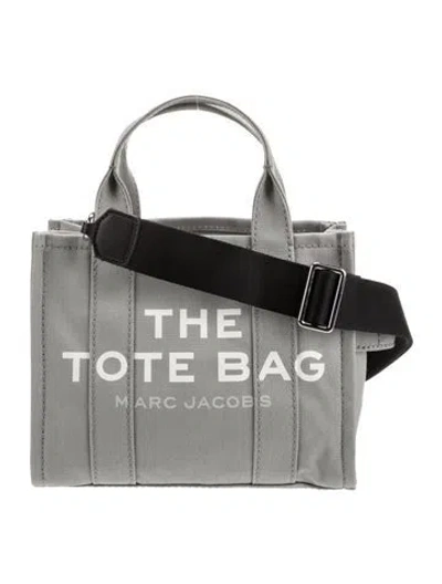 Pre-owned Marc Jacobs Canvas Top Handle Bag In Gray