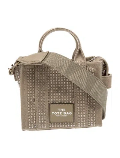 Pre-owned Marc Jacobs Canvas Top Handle Bag In Green