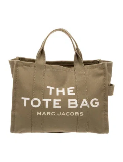 Pre-owned Marc Jacobs Canvas Top Handle Bag In Green