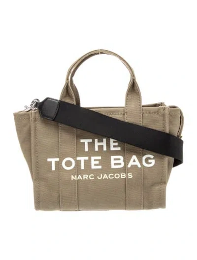 Pre-owned Marc Jacobs Canvas Top Handle Bag In Green
