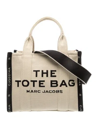 Pre-owned Marc Jacobs Canvas Top Handle Bag In Neutral