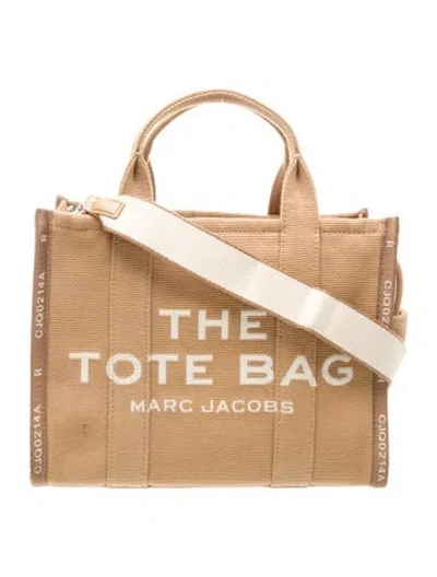 Pre-owned Marc Jacobs Canvas Top Handle Bag In Neutral