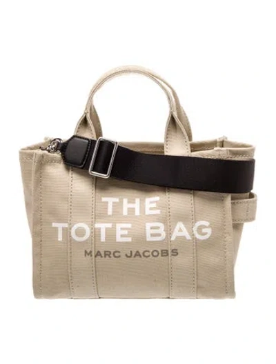 Pre-owned Marc Jacobs Canvas Top Handle Bag In Neutral