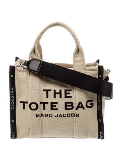 Pre-owned Marc Jacobs Canvas Top Handle Bag In Neutral