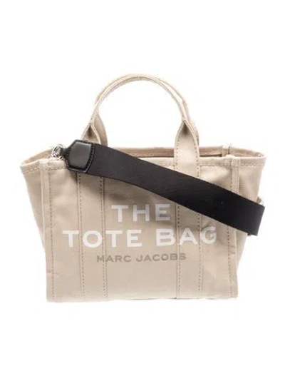 Pre-owned Marc Jacobs Canvas Top Handle Bag In Neutral