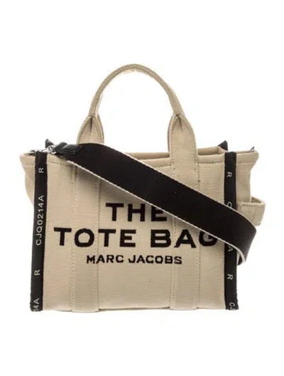 Pre-owned Marc Jacobs Canvas Top Handle Bag In Neutral