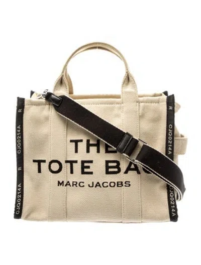 Pre-owned Marc Jacobs Canvas Top Handle Bag In Neutrals