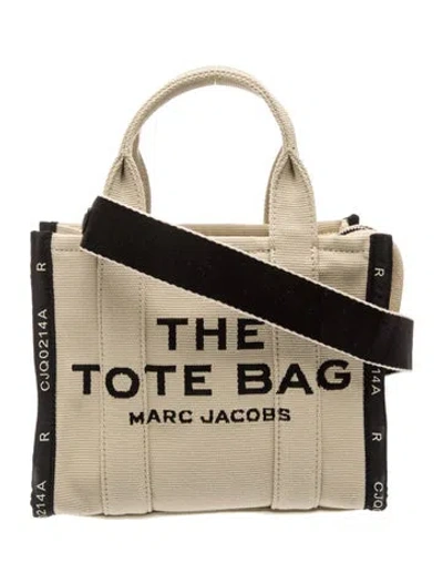Pre-owned Marc Jacobs Canvas Top Handle Bag In Neutrals