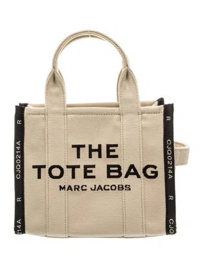 Pre-owned Marc Jacobs Canvas Top Handle Bag In Neutrals