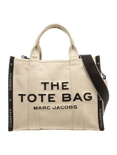 Pre-owned Marc Jacobs Canvas Top Handle Bag In Neutrals