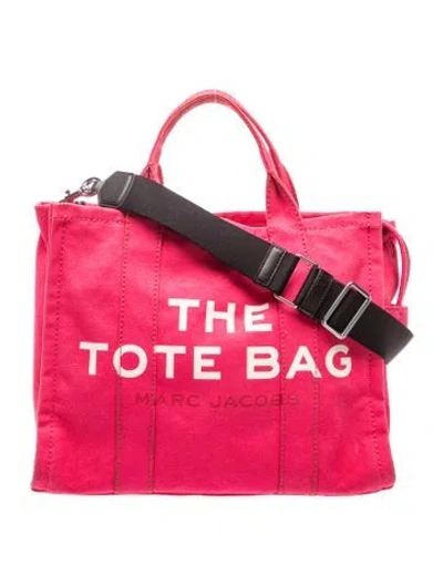 Pre-owned Marc Jacobs Canvas Top Handle Bag In Pink