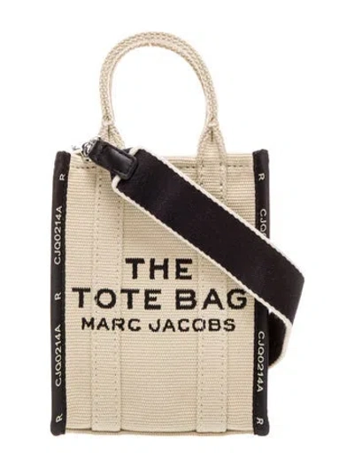 Pre-owned Marc Jacobs Canvas Top Handle Bag W/ Tags In Neutral
