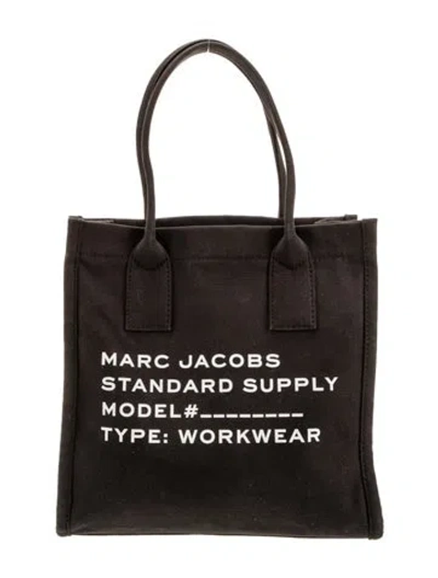 Pre-owned Marc Jacobs Canvas Tote In Black