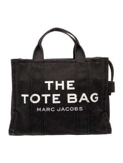 Pre-owned Marc Jacobs Canvas Tote In Black