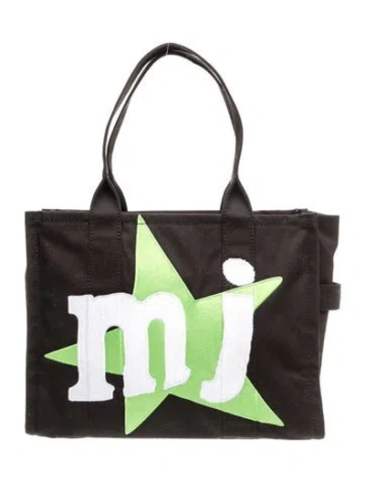 Pre-owned Marc Jacobs Canvas Tote In Black