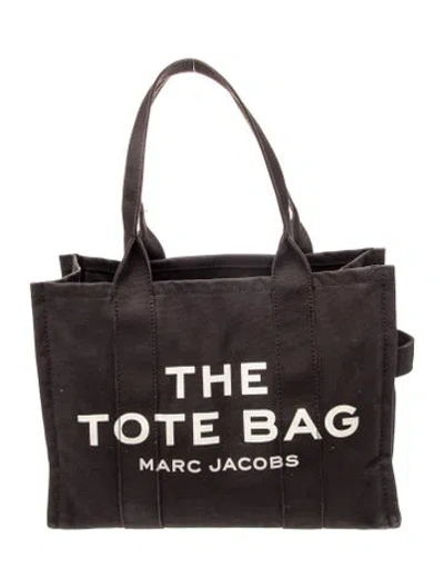 Pre-owned Marc Jacobs Canvas Tote In Black
