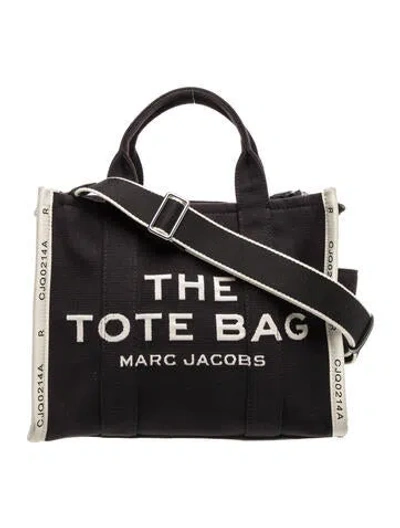 Pre-owned Marc Jacobs Canvas Tote In Black